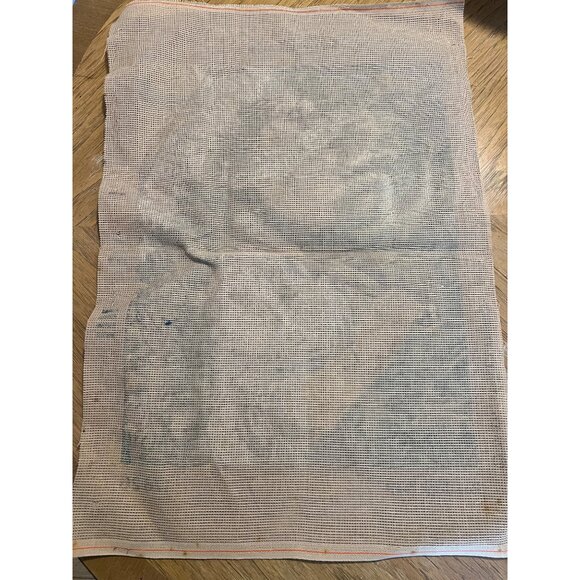 VTG 1976 Needlepoint Canvas Spring Study of Jeanne Demarsy by Edouard Manet - Picture 6 of 6